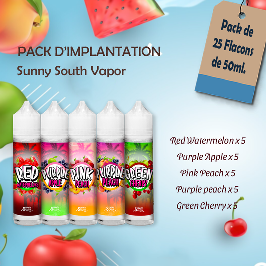 Pack D'implantation Sunny South Vapor